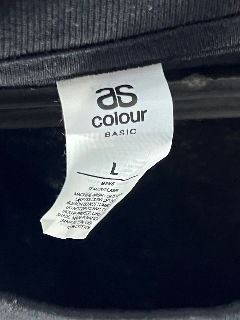 AS COLOUR® Black | Medium | Chest: 22" | T99 - Genuine Maal