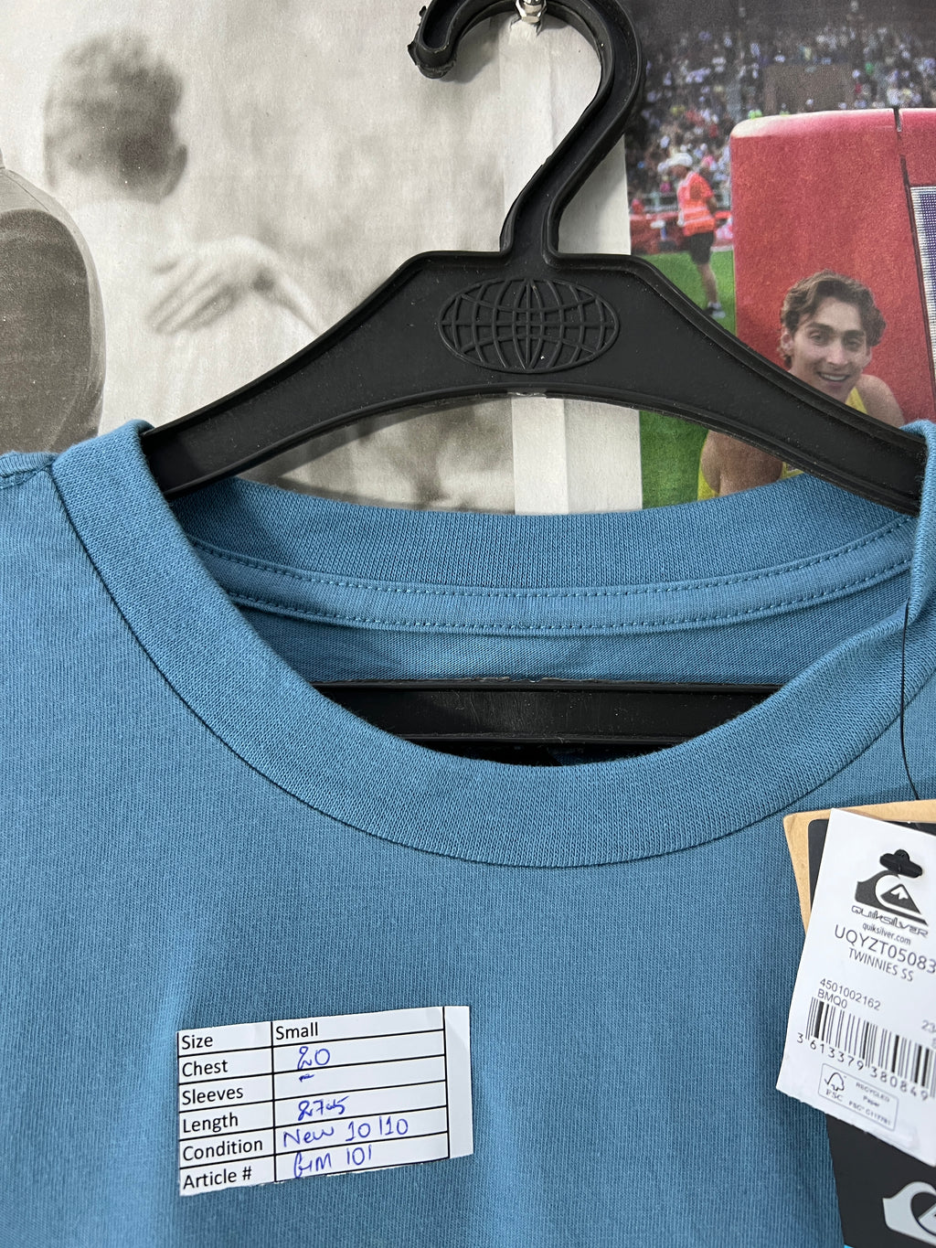 QUICK SILVER® Blue | Small | Chest: 20" | T101 - Genuine Maal