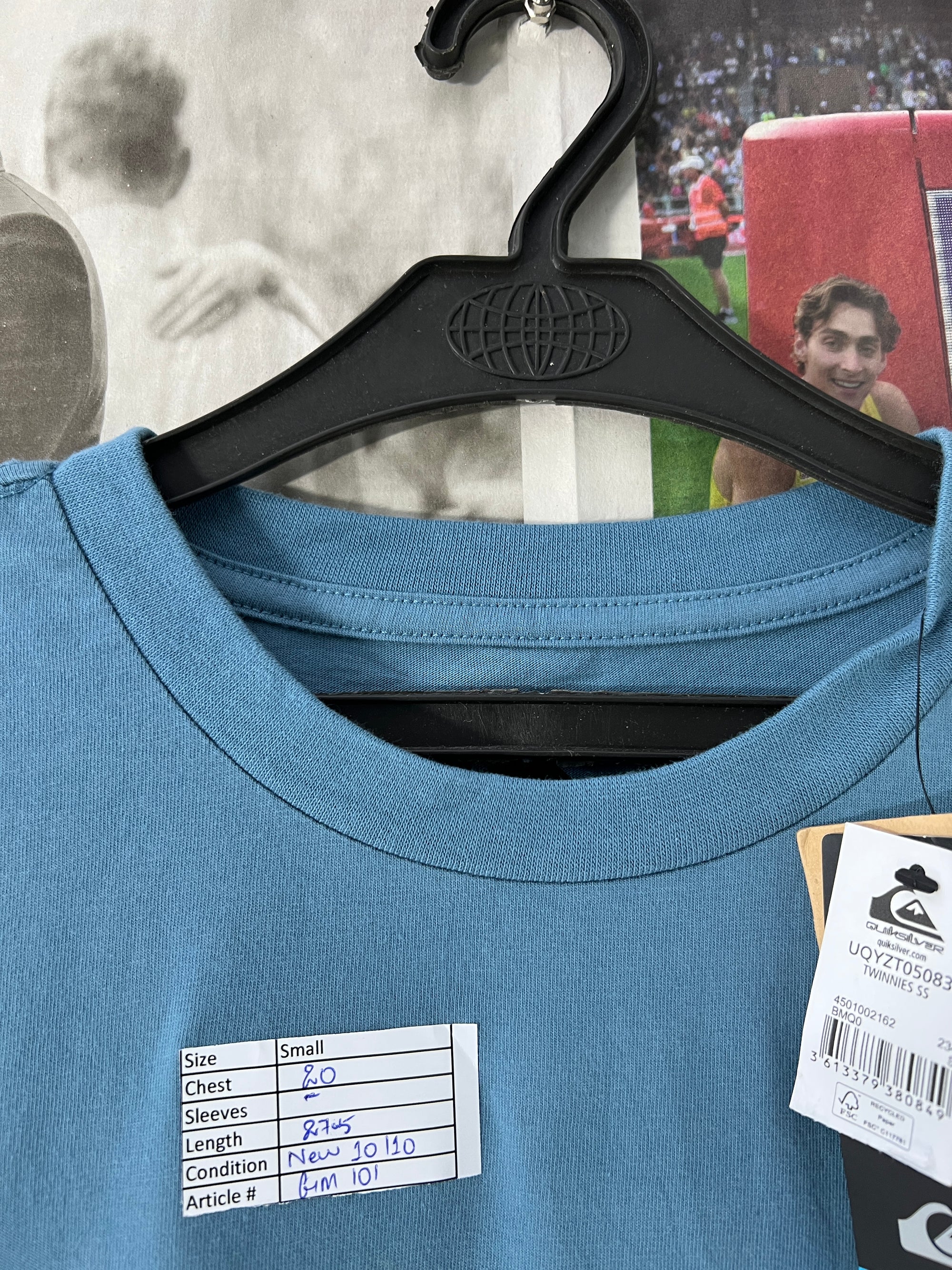 QUICK SILVER® Blue | Small | Chest: 20" | T101 - Genuine Maal