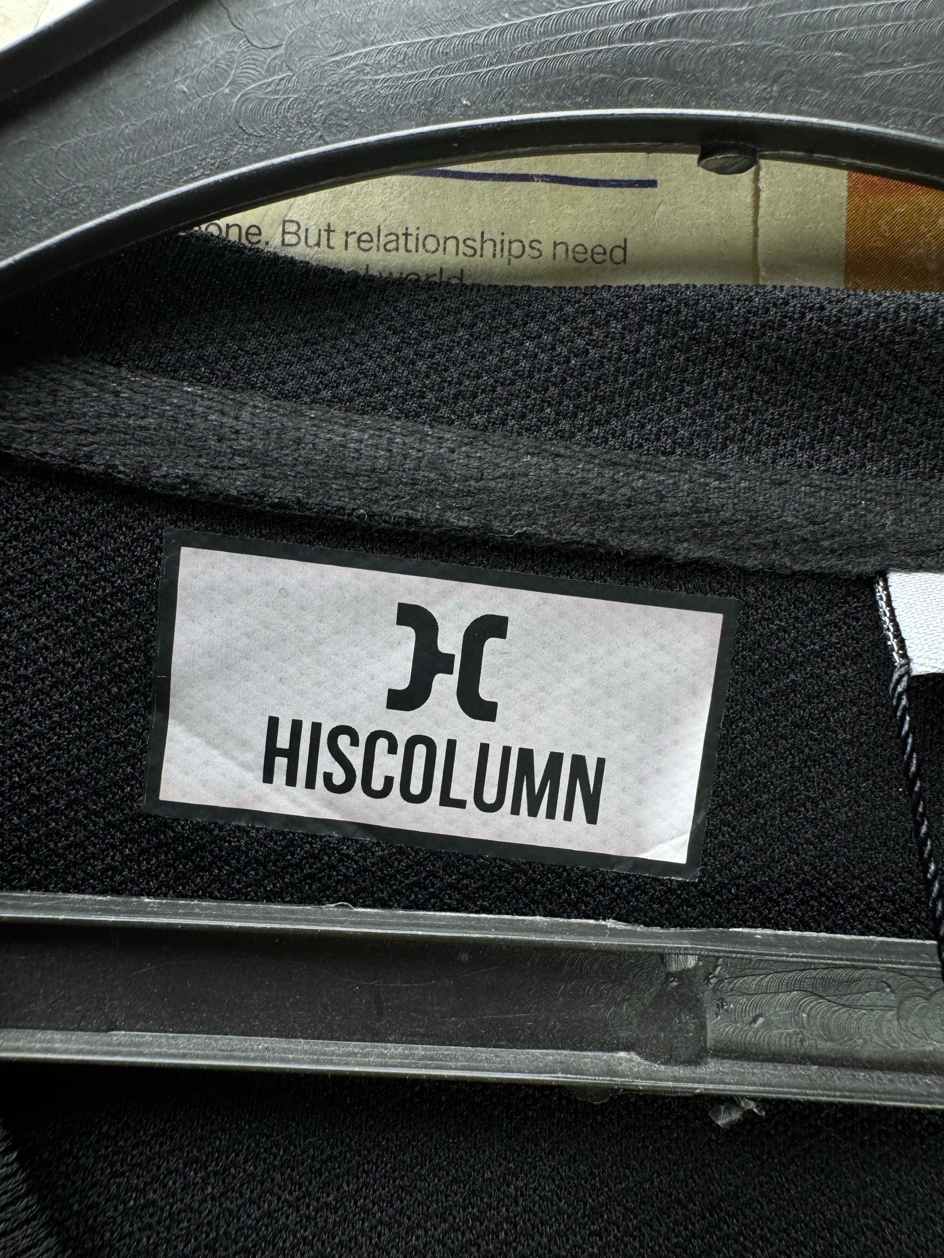 Hiscolumn® Small | Chest: 19.5" | Black | T-Shirt | Poly - Spandex | 5328 - Genuine Maal
