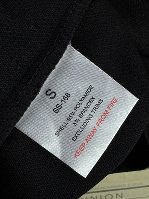 Hiscolumn® Small | Chest: 19.5" | Black | T-Shirt | Poly - Spandex | 5328 - Genuine Maal