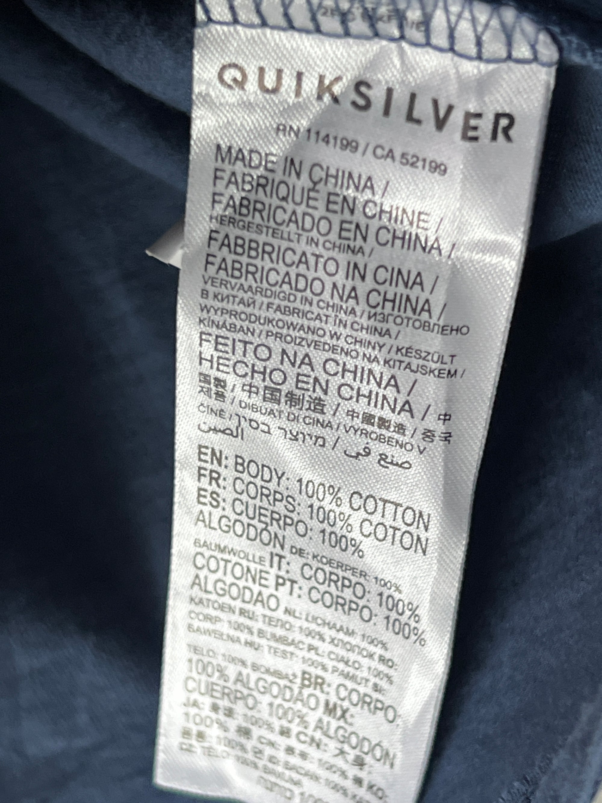 QUICK SILVER® Aegean | Small | Chest: 20" | T102 - Genuine Maal