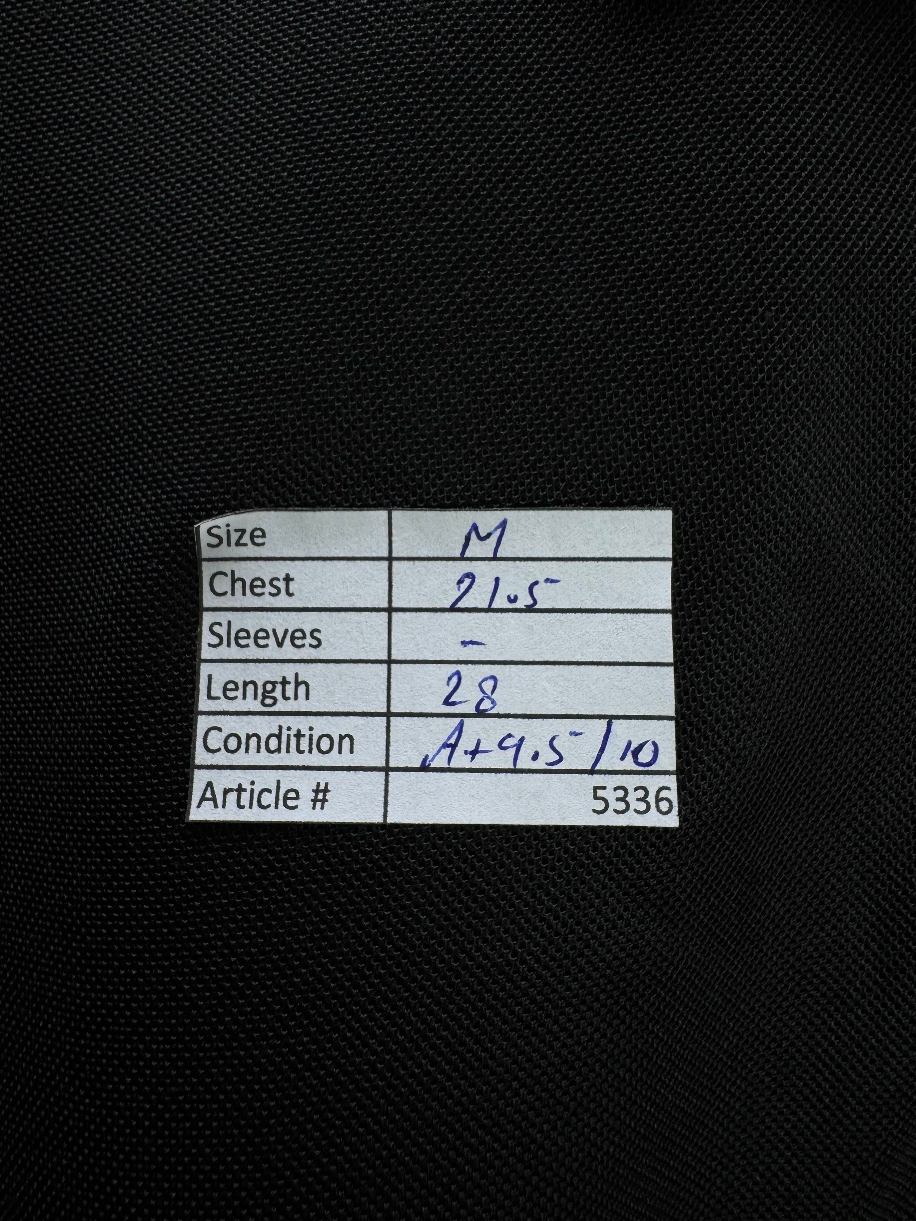 ® Medium | Chest: 21.5" | Black | Polo Shirts | Poly - Spandex | 5336 - Genuine Maal