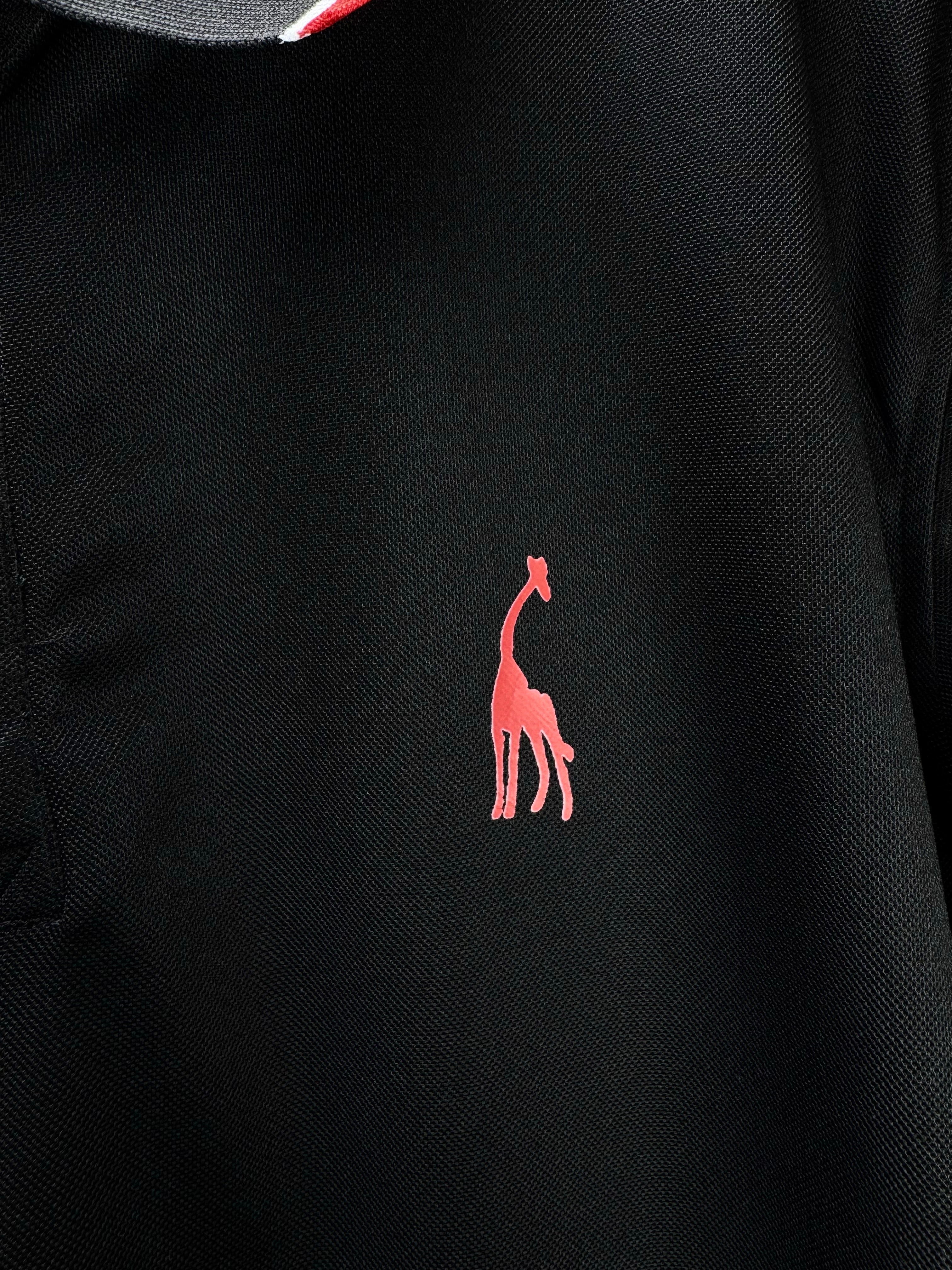 ® Medium | Chest: 21.5" | Black | Polo Shirts | Poly - Spandex | 5336 - Genuine Maal