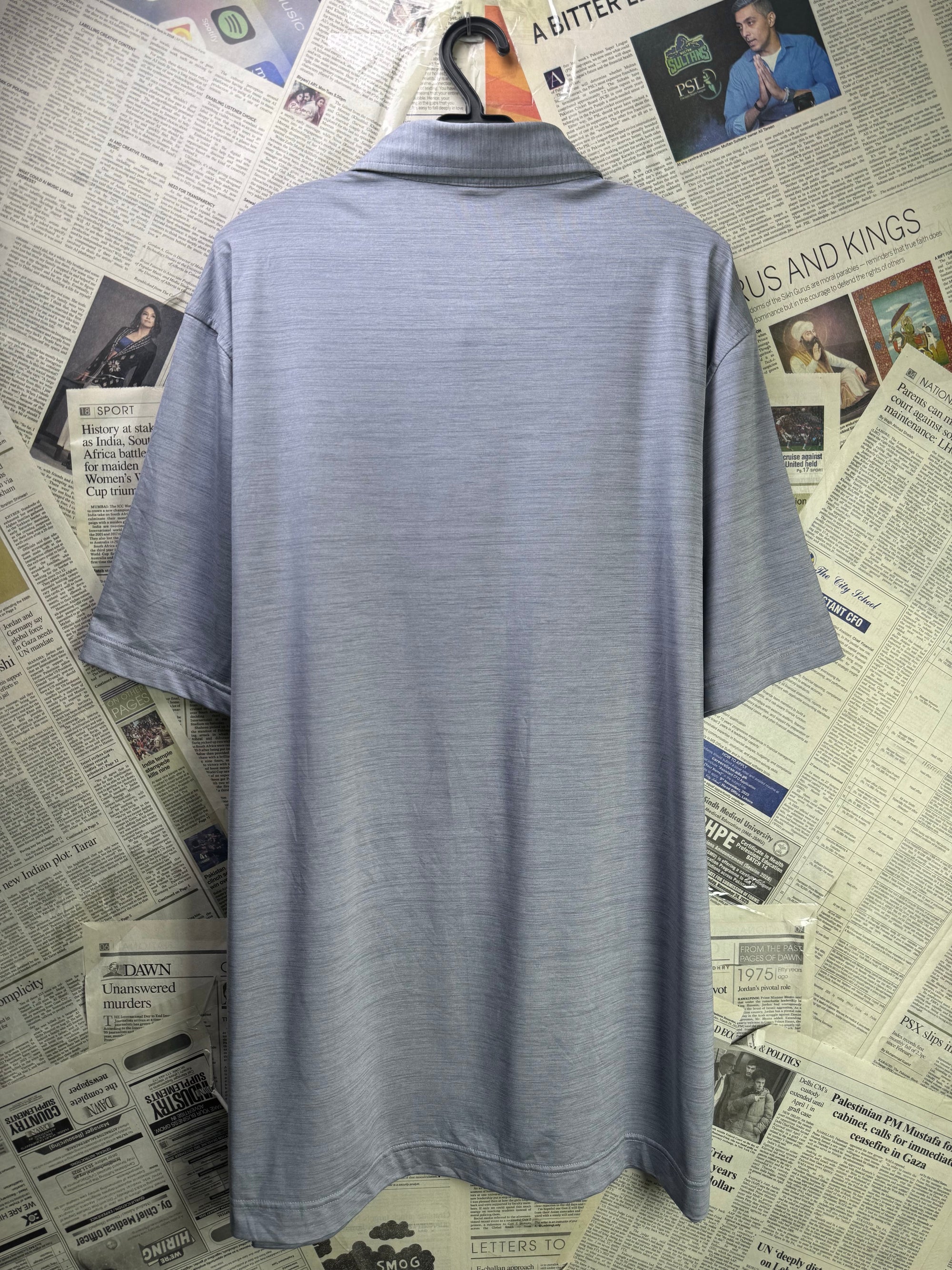 USAG® XL | Chest: 25" | Grey | Golf Polo | Poly - Spandex | 3952 - Genuine Maal