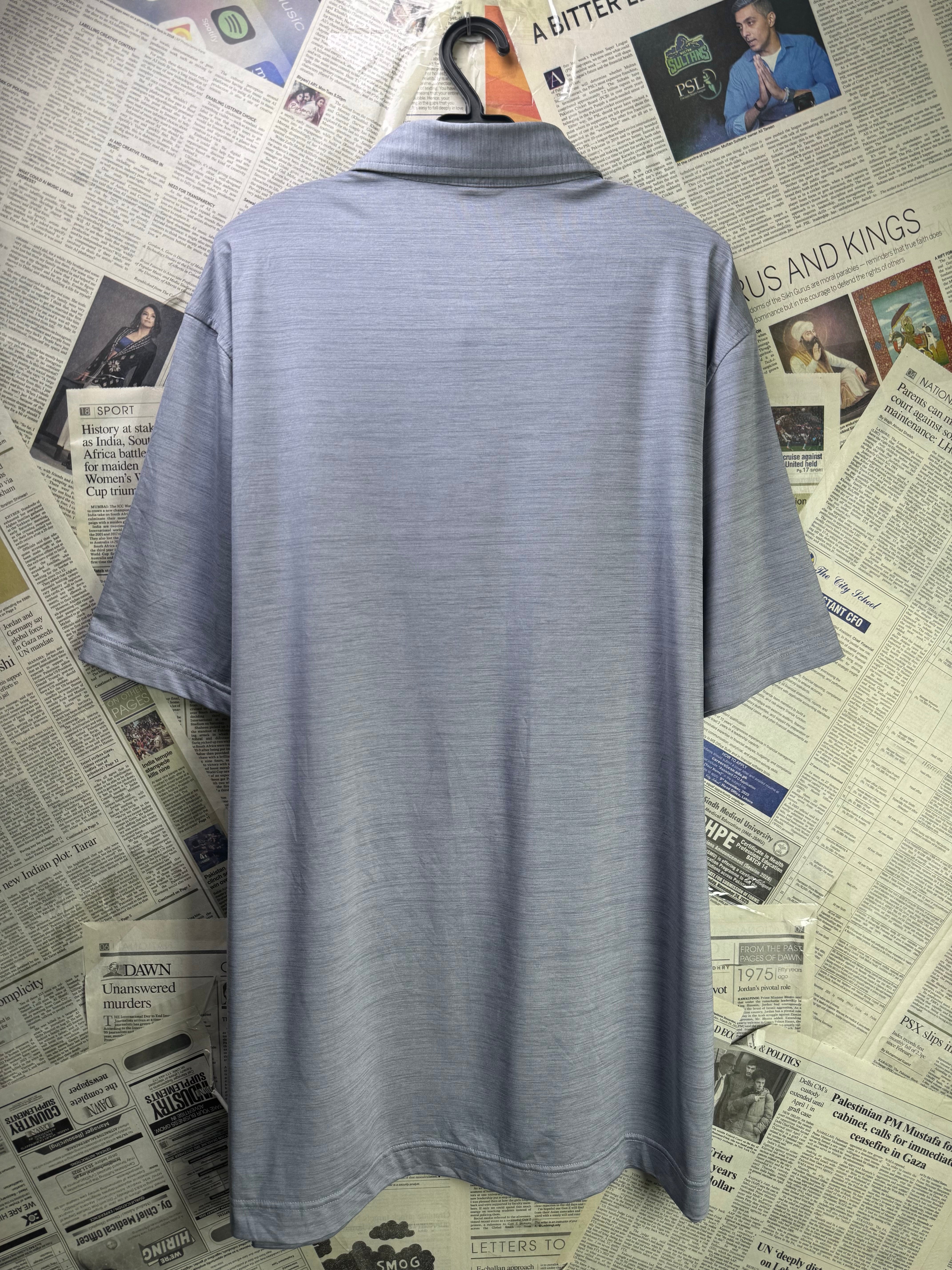 USAG® XL | Chest: 25" | Grey | Golf Polo | Poly - Spandex | 3952 - Genuine Maal