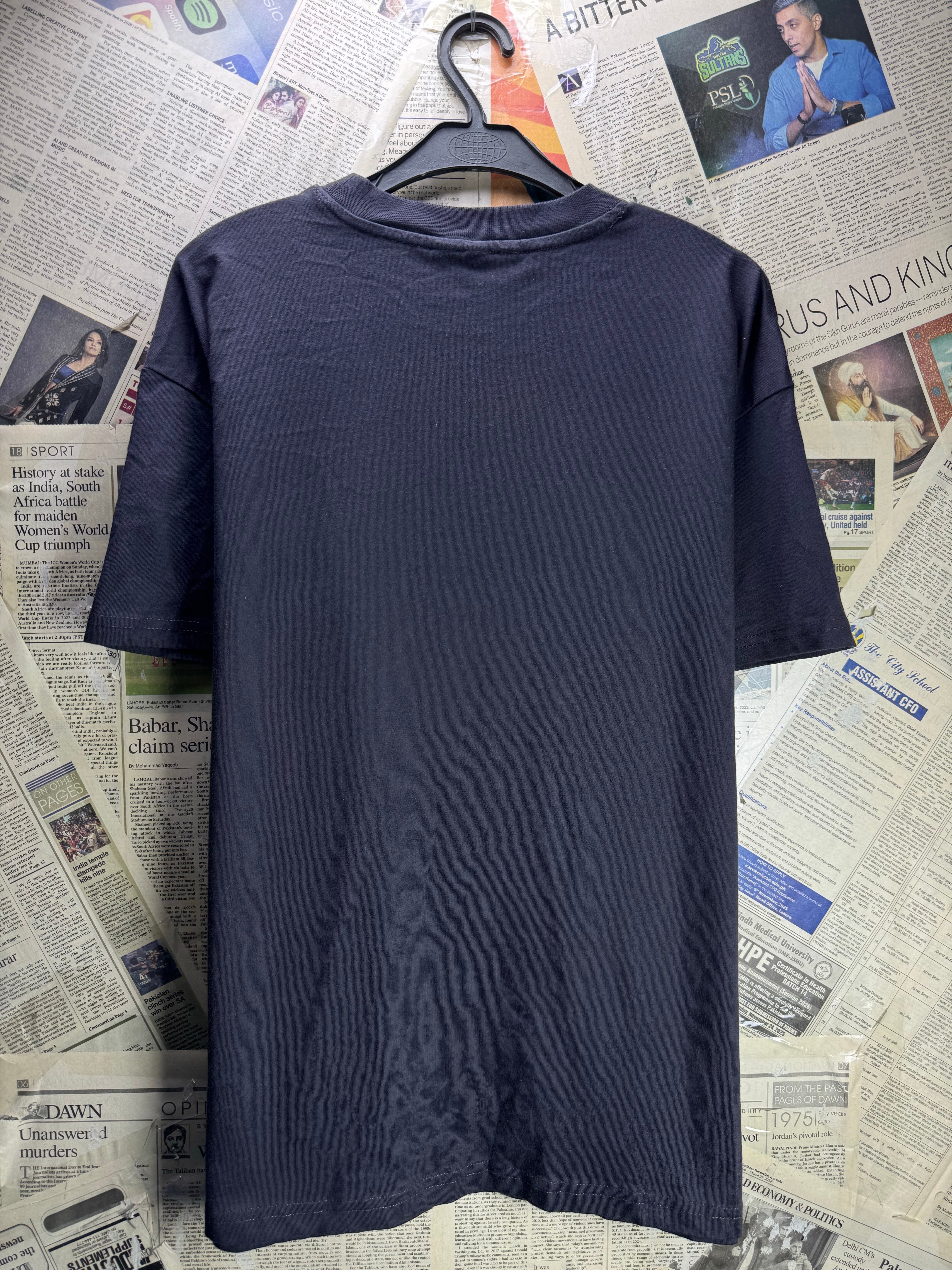 H&M® Medium | Chest: 21.5" | Black | T-Shirts | Cotton | 5343 - Genuine Maal