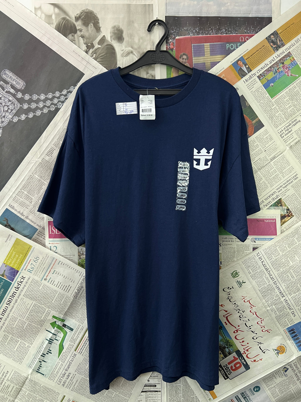 ROYAL CARIBBEAN® Navy | Large | Chest: 24" | T104 - Genuine Maal