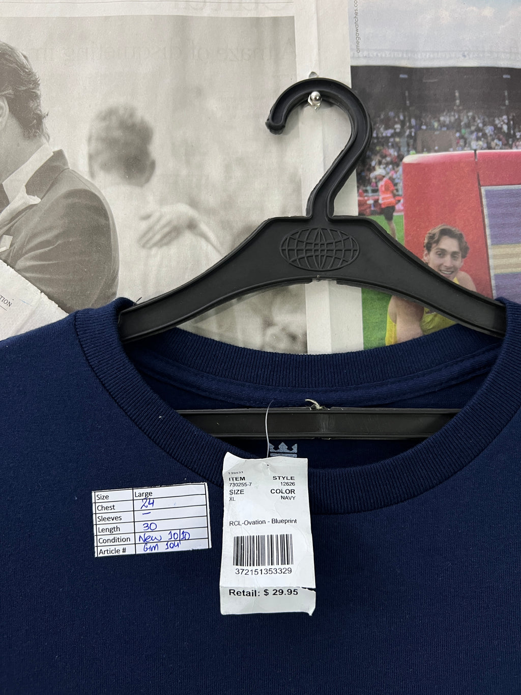 ROYAL CARIBBEAN® Navy | Large | Chest: 24" | T104 - Genuine Maal