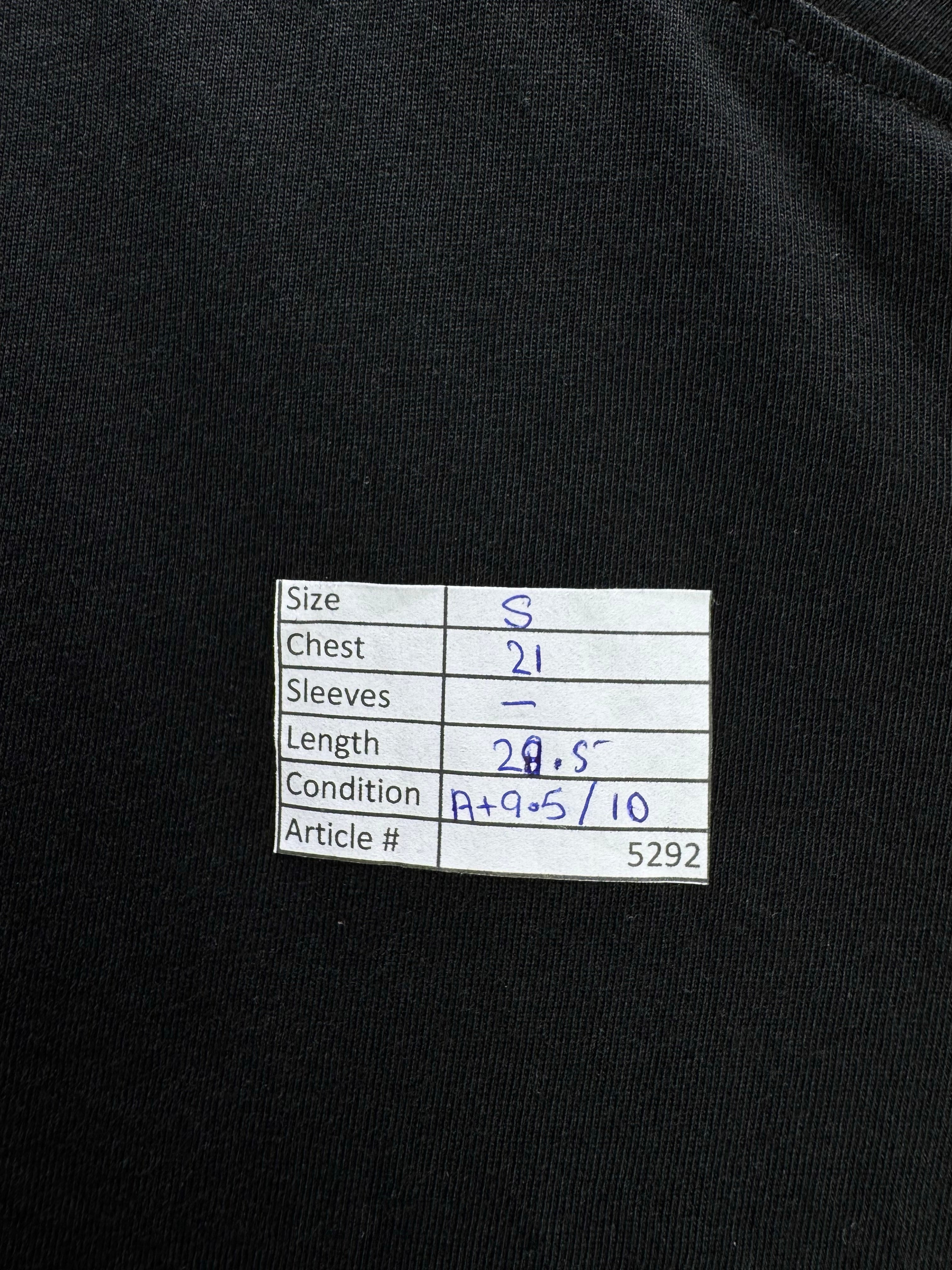 Inextenso® Small | Chest: 21" | Black | T-Shirt | Cotton | 5292 - Genuine Maal