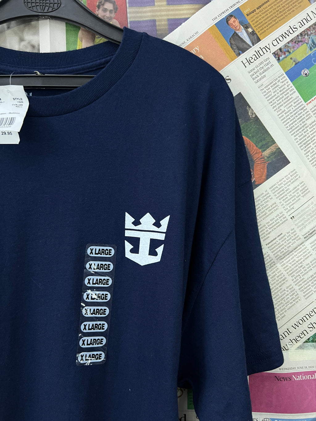 ROYAL CARIBBEAN® Navy | Large | Chest: 24" | T104 - Genuine Maal