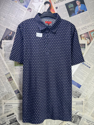 Bizzo® Medium | Chest: 21.5" | Space Blue with White Dots | Polo | Cotton | 3949 - Genuine Maal