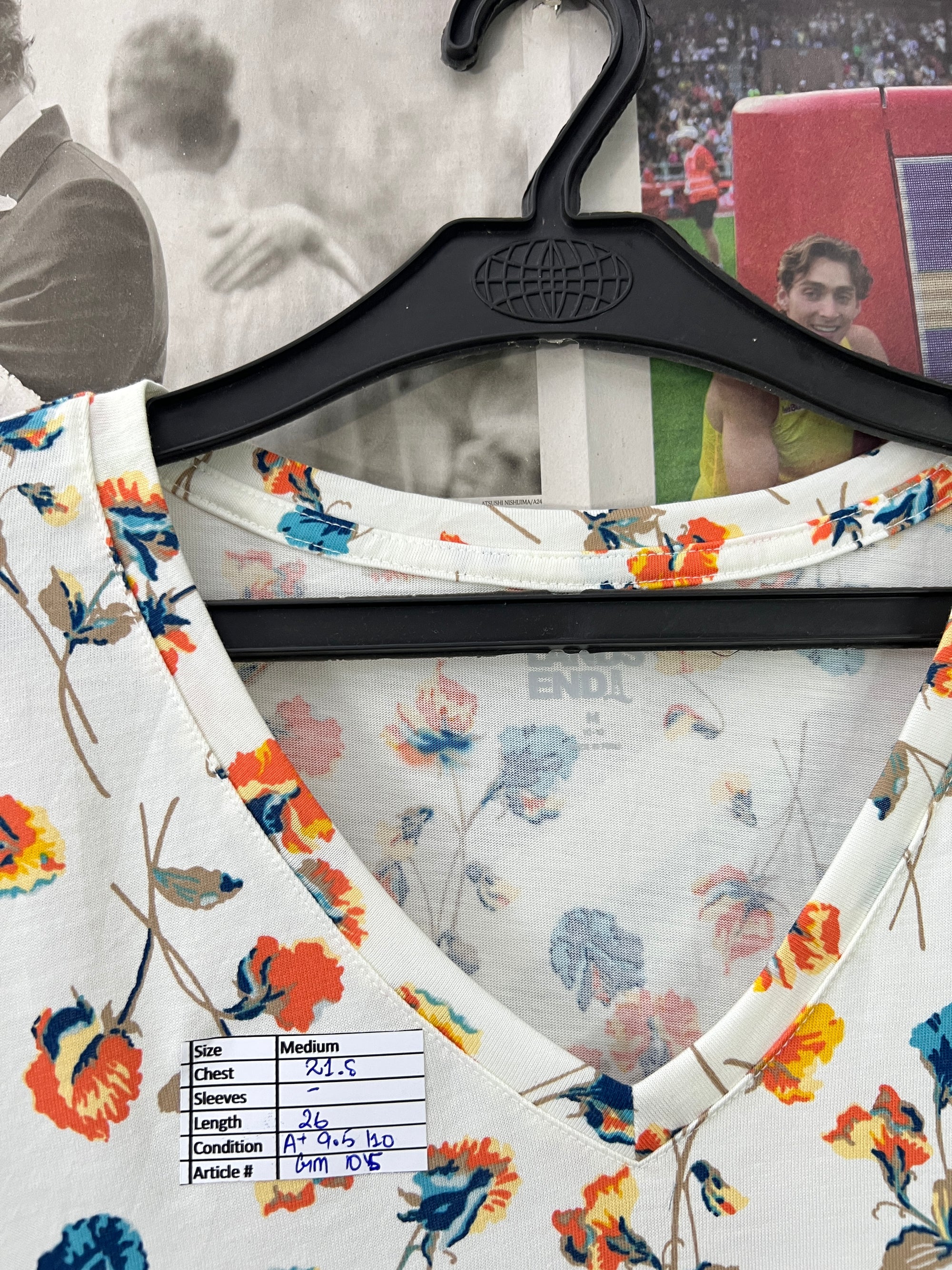 LANDS END® Floral | Medium | Chest: 21.5" | T105 - Genuine Maal