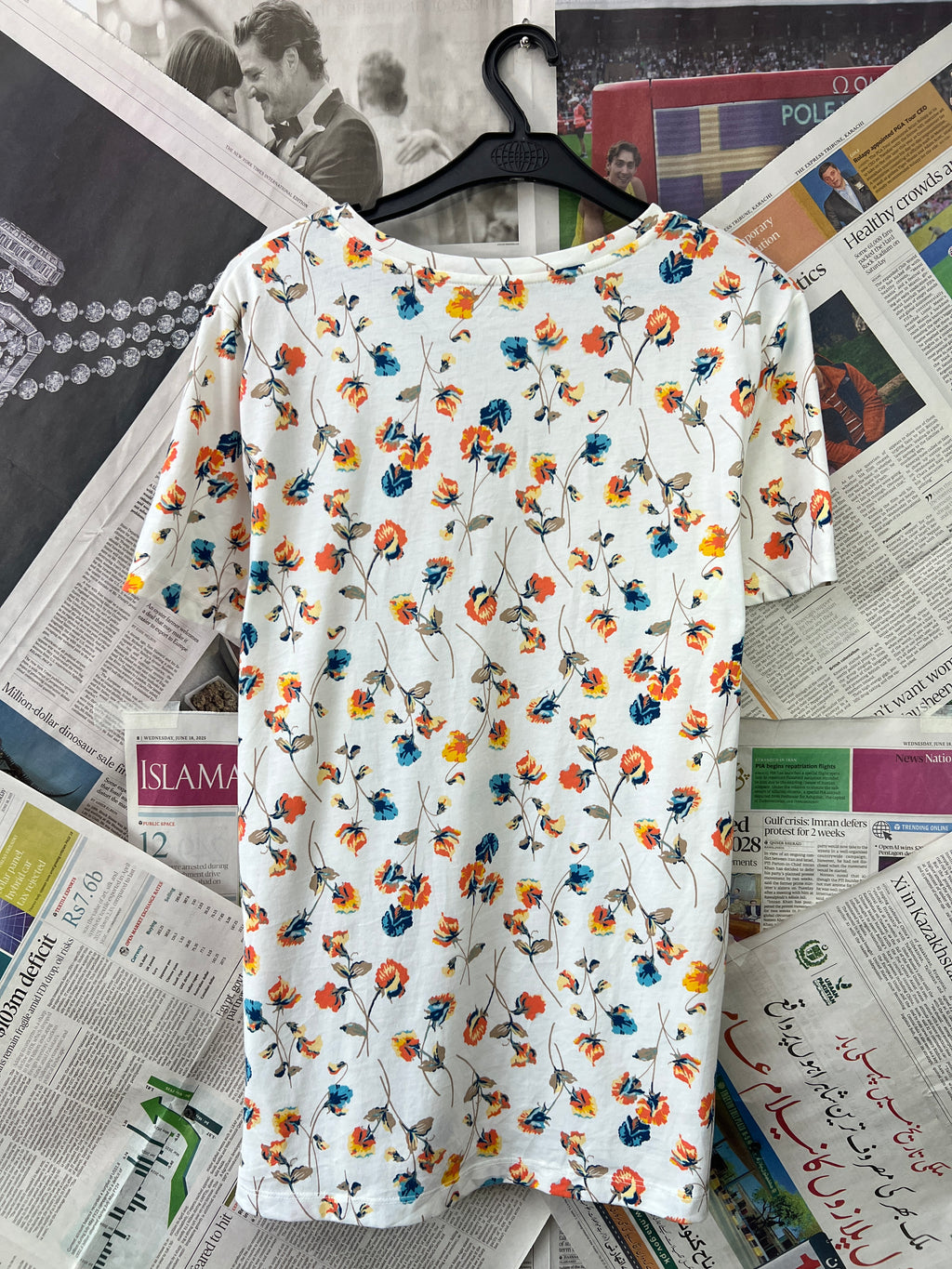 LANDS END® Floral | Medium | Chest: 21.5" | T105 - Genuine Maal