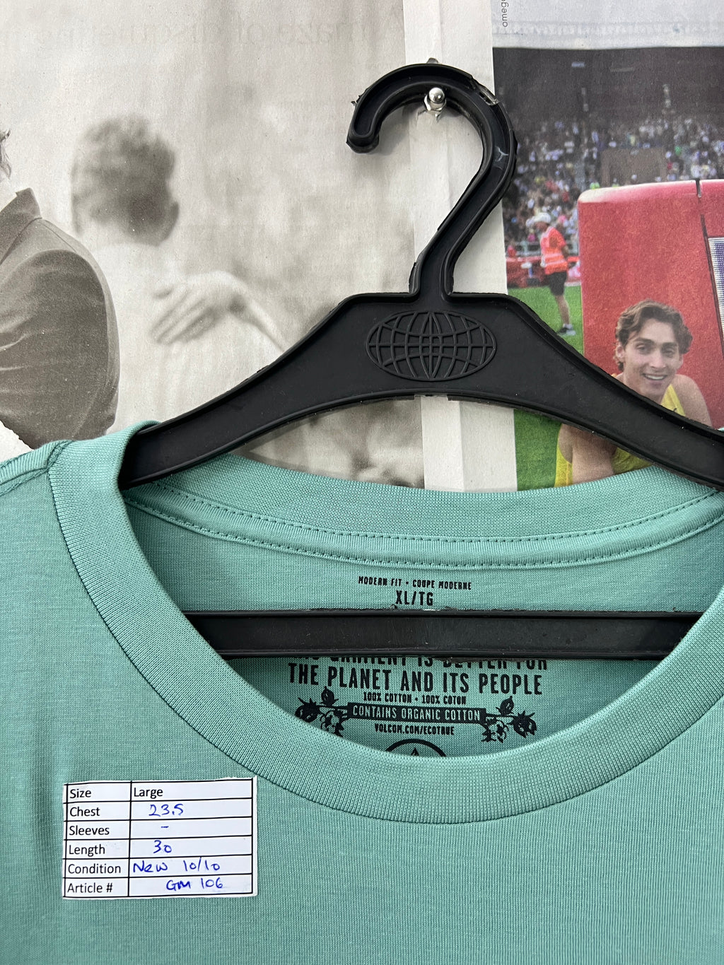 VOLCOM® Cucumber | Large | Chest: 23.5" | T106 - Genuine Maal