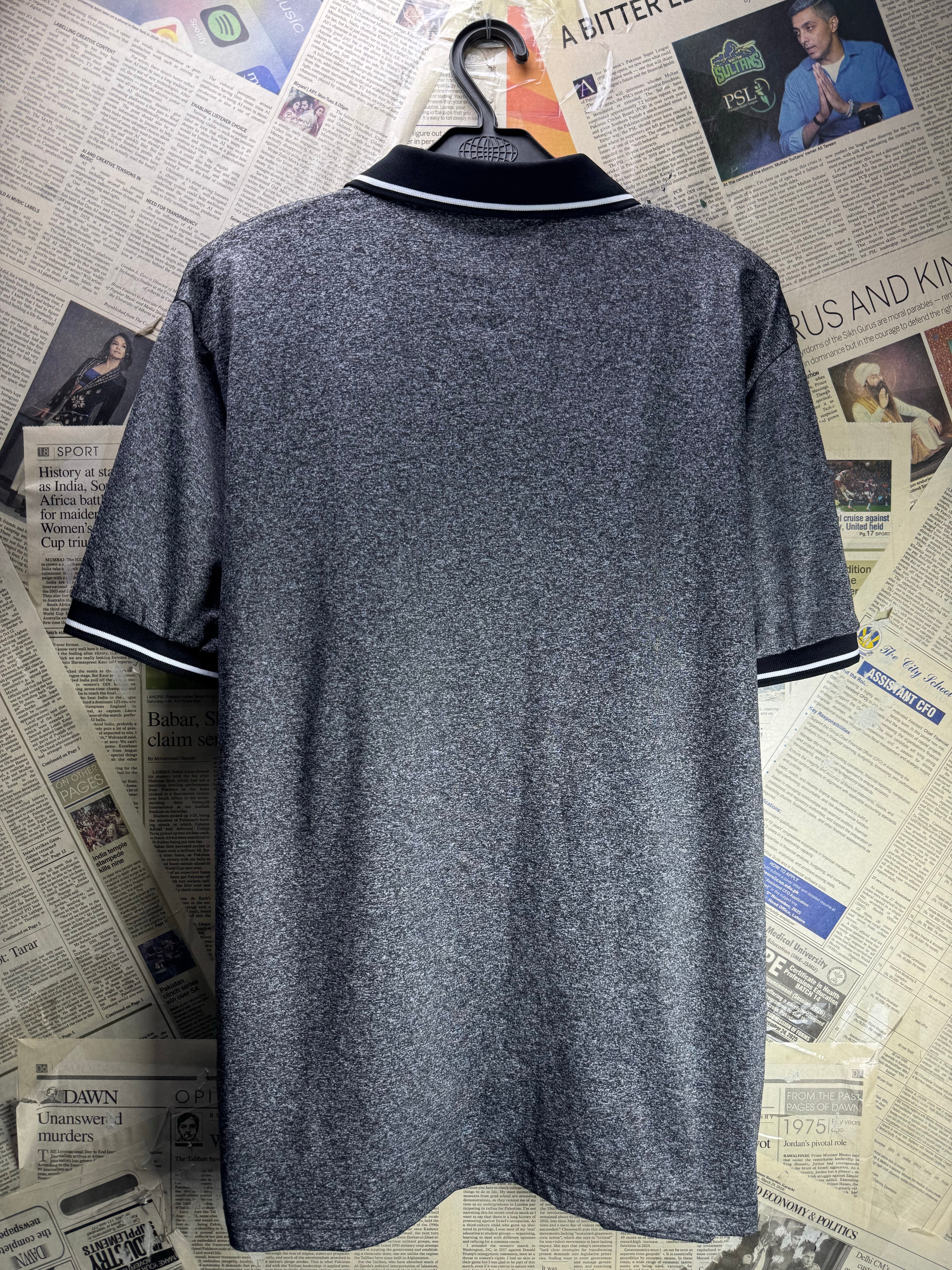 Manfinity® Medium | Chest: 21.5" | Black | Sports Polo Shirts | Cotton | 5131 - Genuine Maal