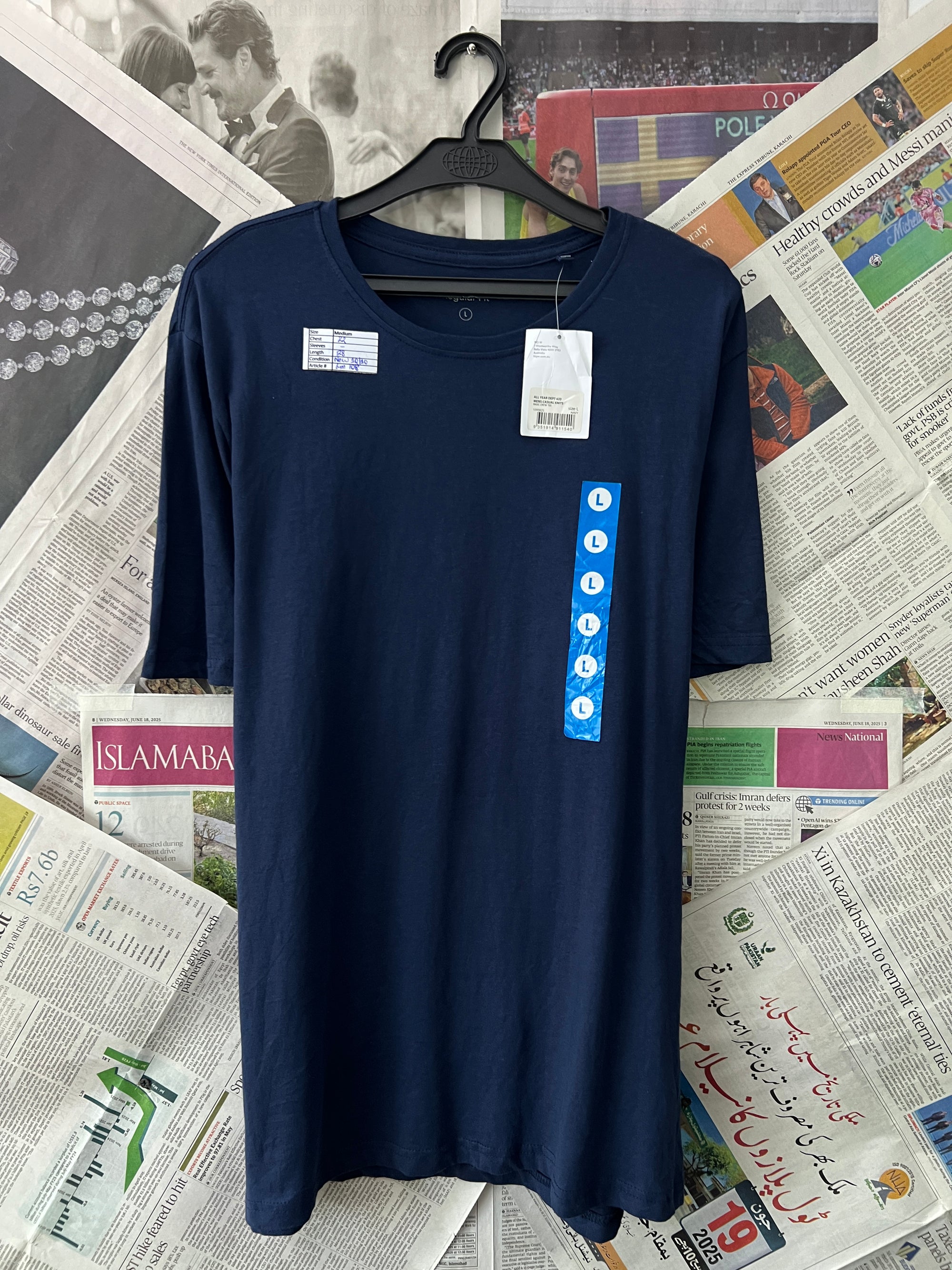 BRILIANT® Navy | Medium | Chest: 22" | T108 - Genuine Maal