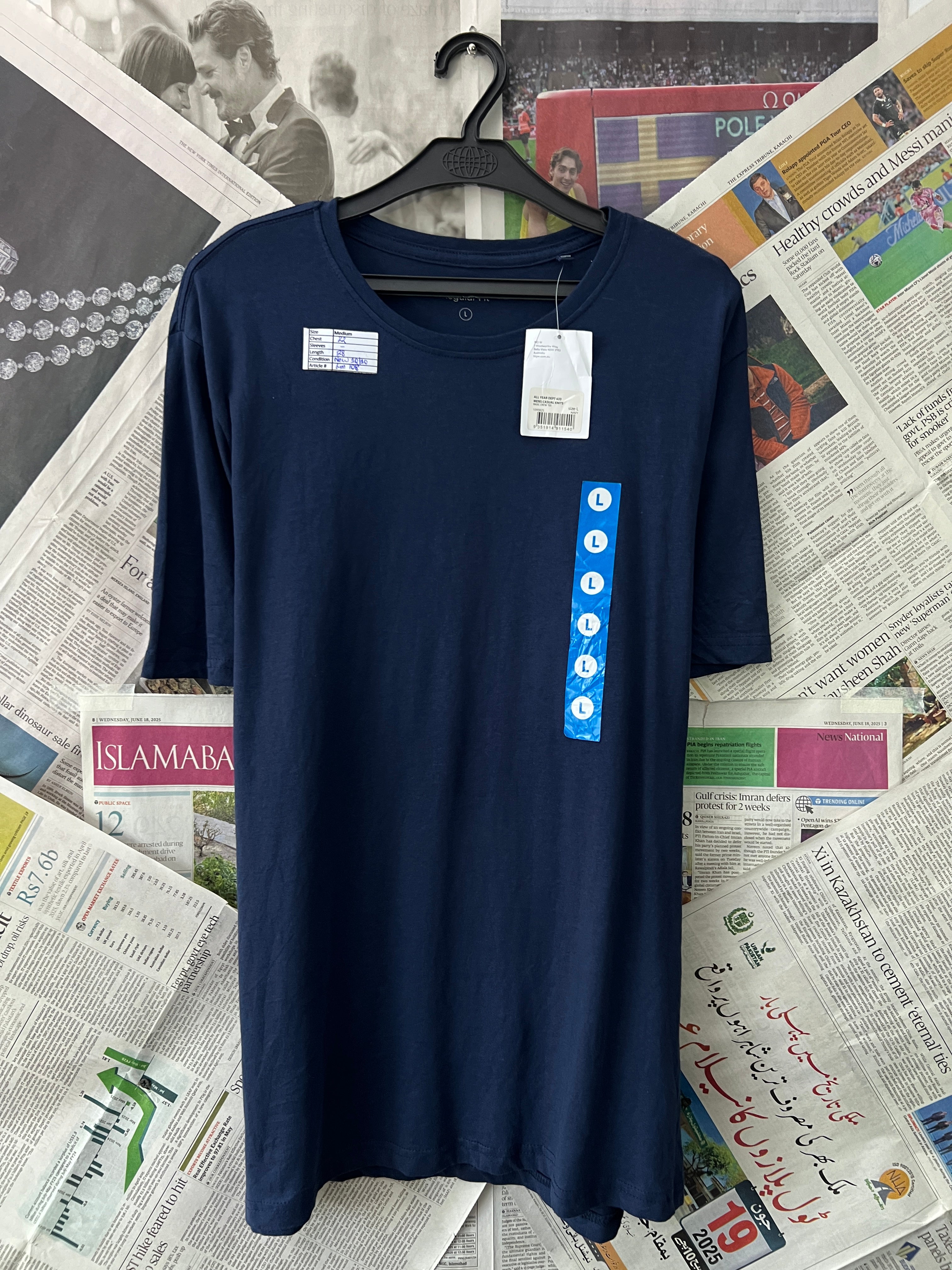 BRILIANT® Navy | Medium | Chest: 22" | T108 - Genuine Maal