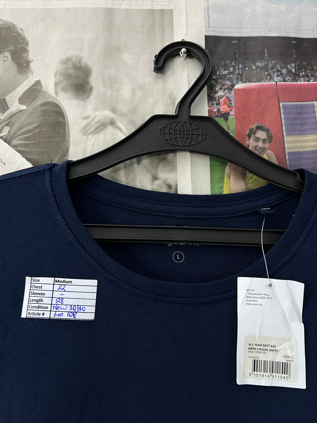 BRILIANT® Navy | Medium | Chest: 22" | T108 - Genuine Maal