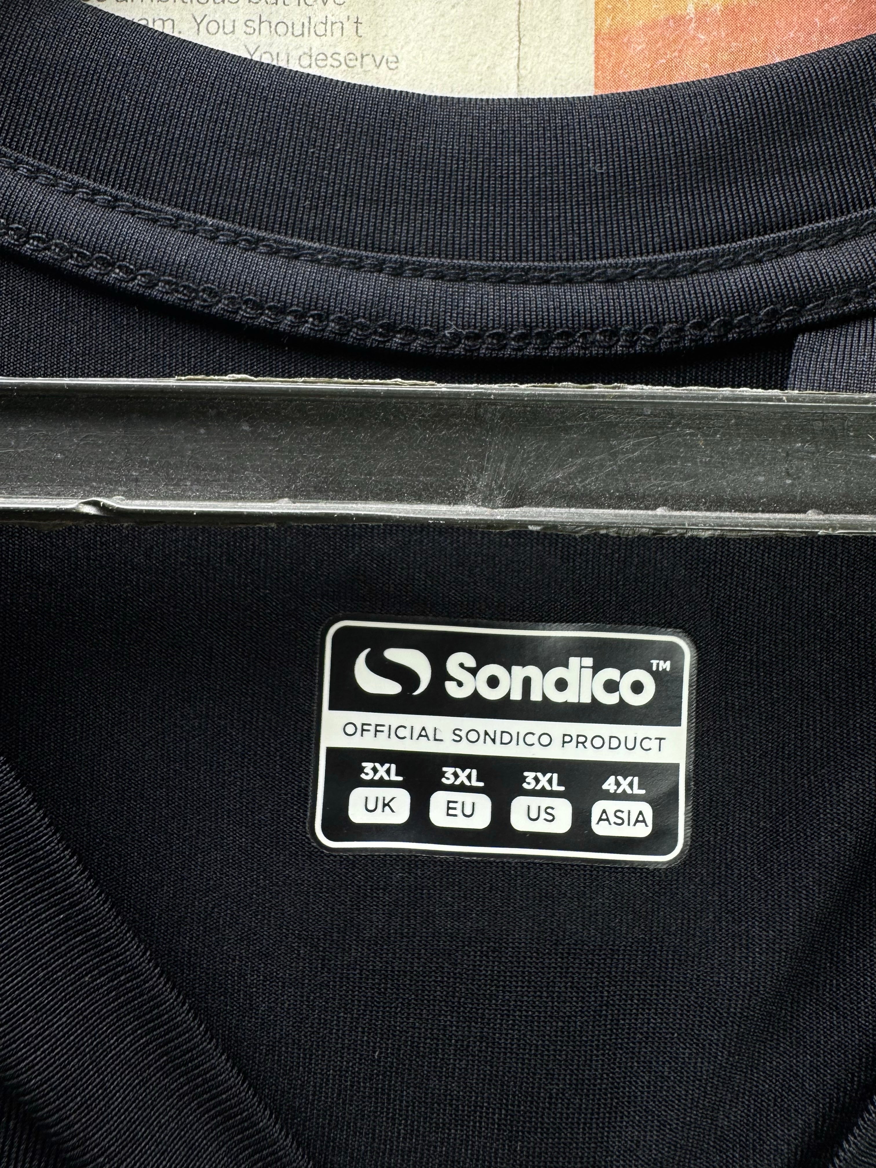 Sondico® Small | Chest: 21" | Black | Sports T-Shirt | Poly - Elastane | 5129 - Genuine Maal