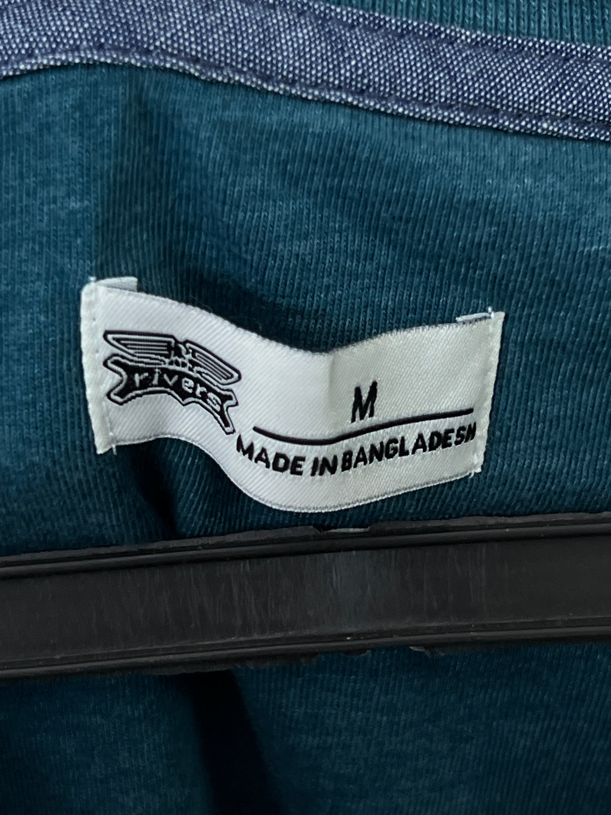 RIVERS® Sea Blue | Small | Chest: 21" | T111 - Genuine Maal