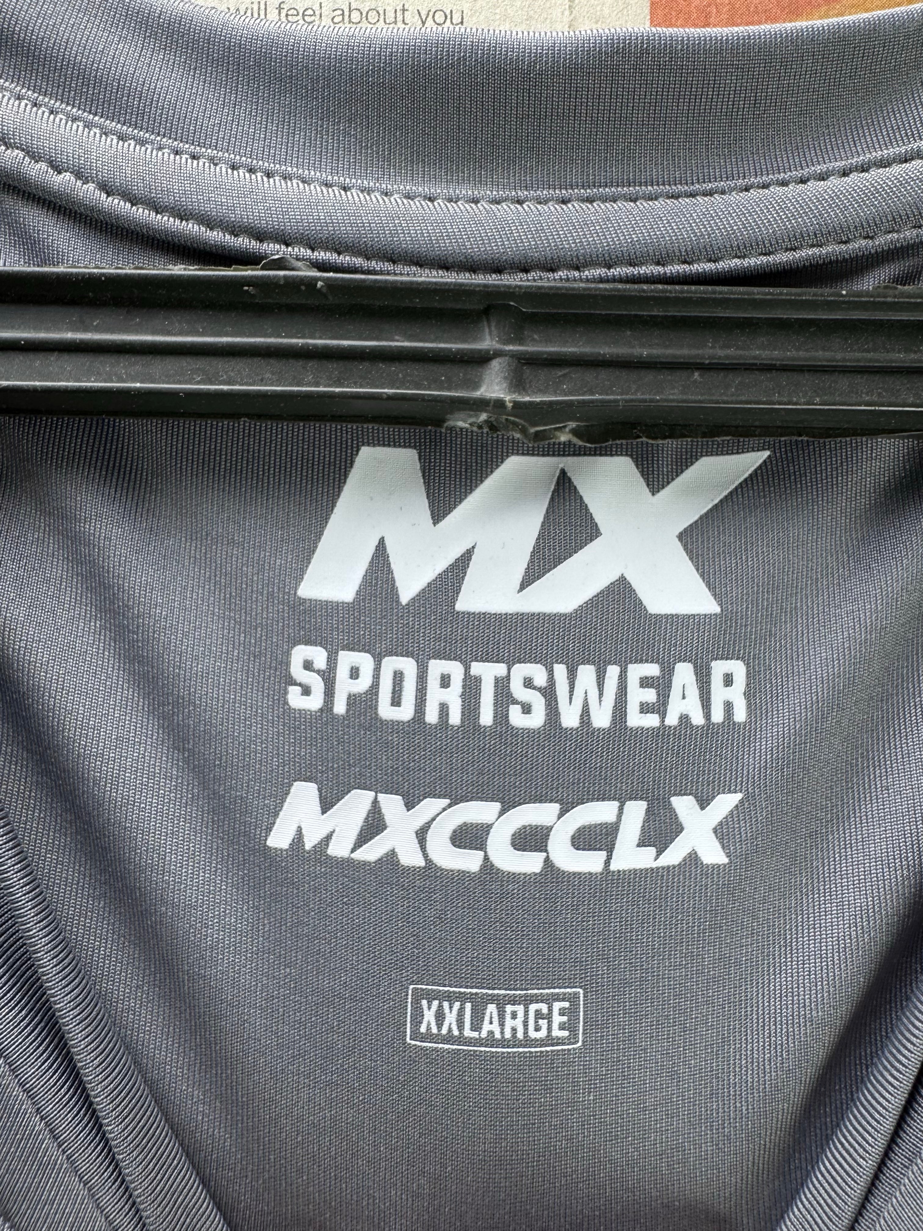MX® Large | Chest: 24" | Grey | Sports T-Shirt | Polyester| 5128 - Genuine Maal