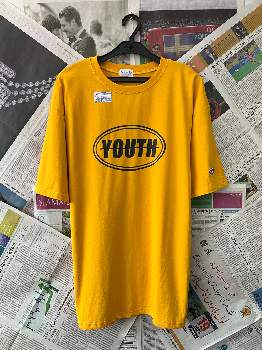 ACOVER® Mustard | Medium | Chest: 21.5" | T115 - Genuine Maal