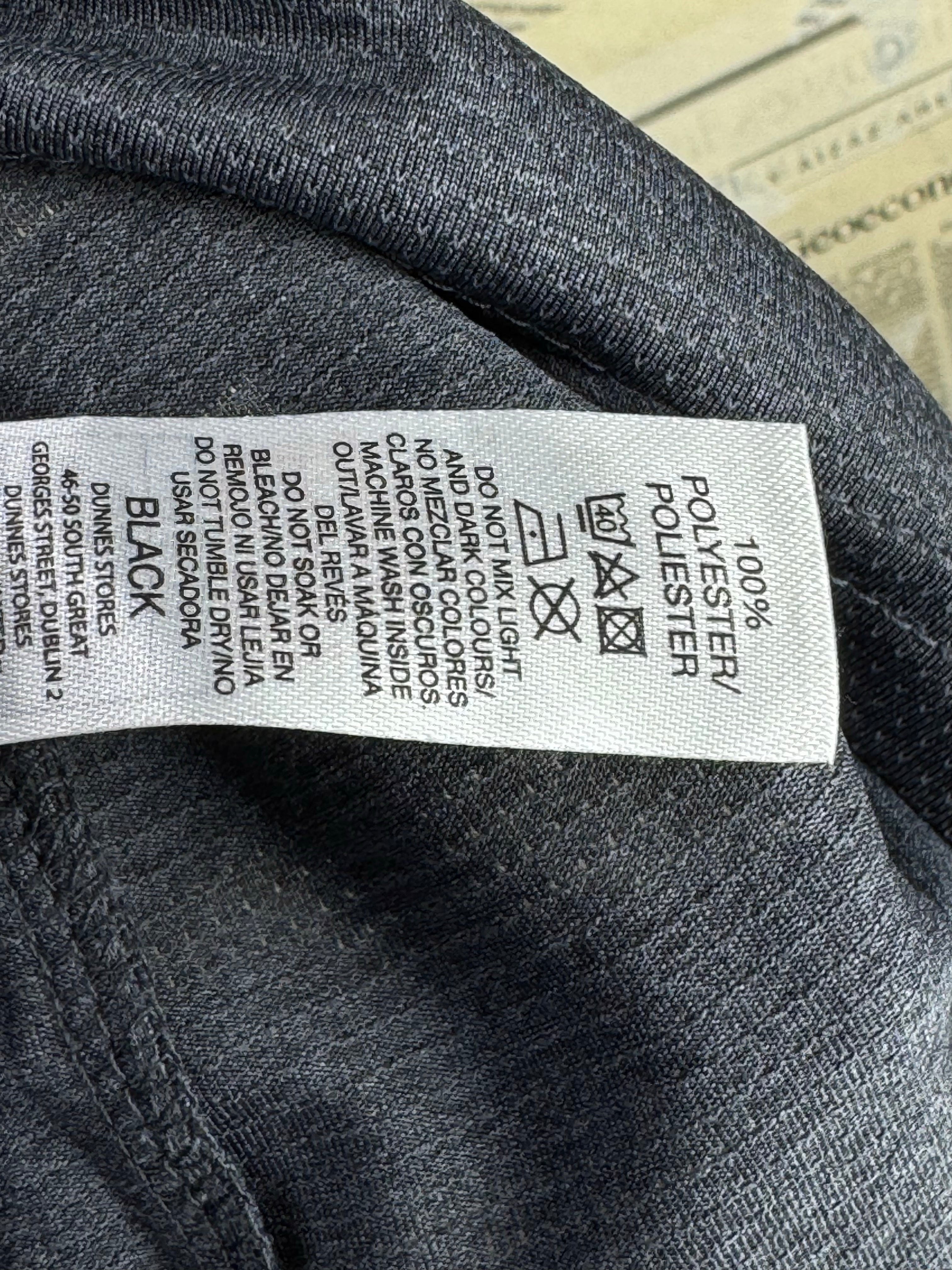 Dunnes® Small | Chest: 20.5" | Black | Sports T-Shirt | Polyester | 4937 - Genuine Maal