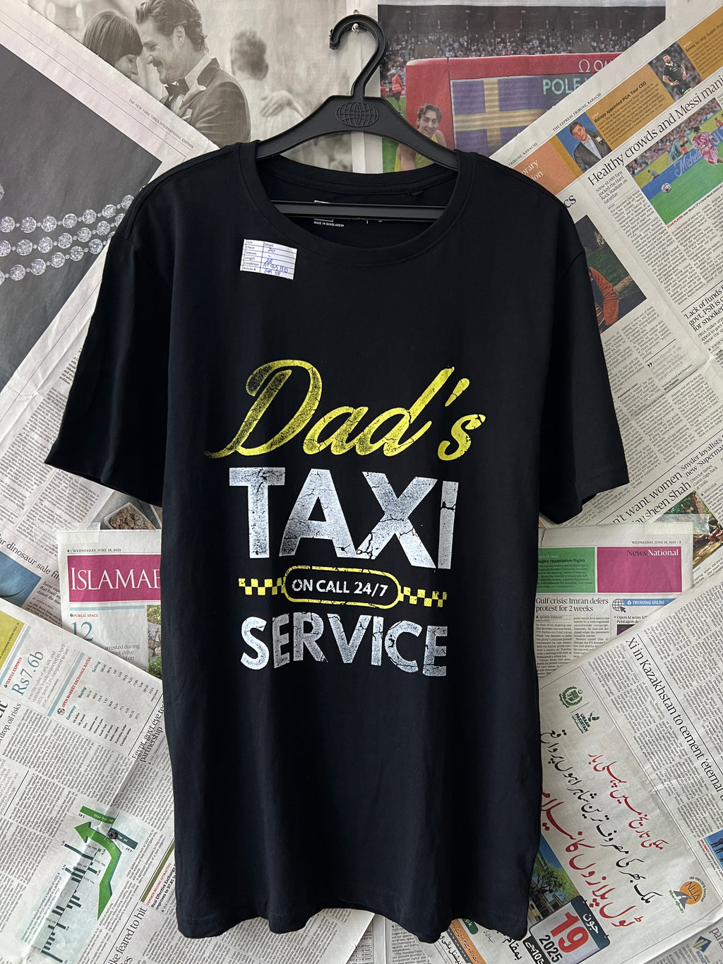 CLOTHING & CO.® Black | Small | Chest: 20" | T118 - Genuine Maal