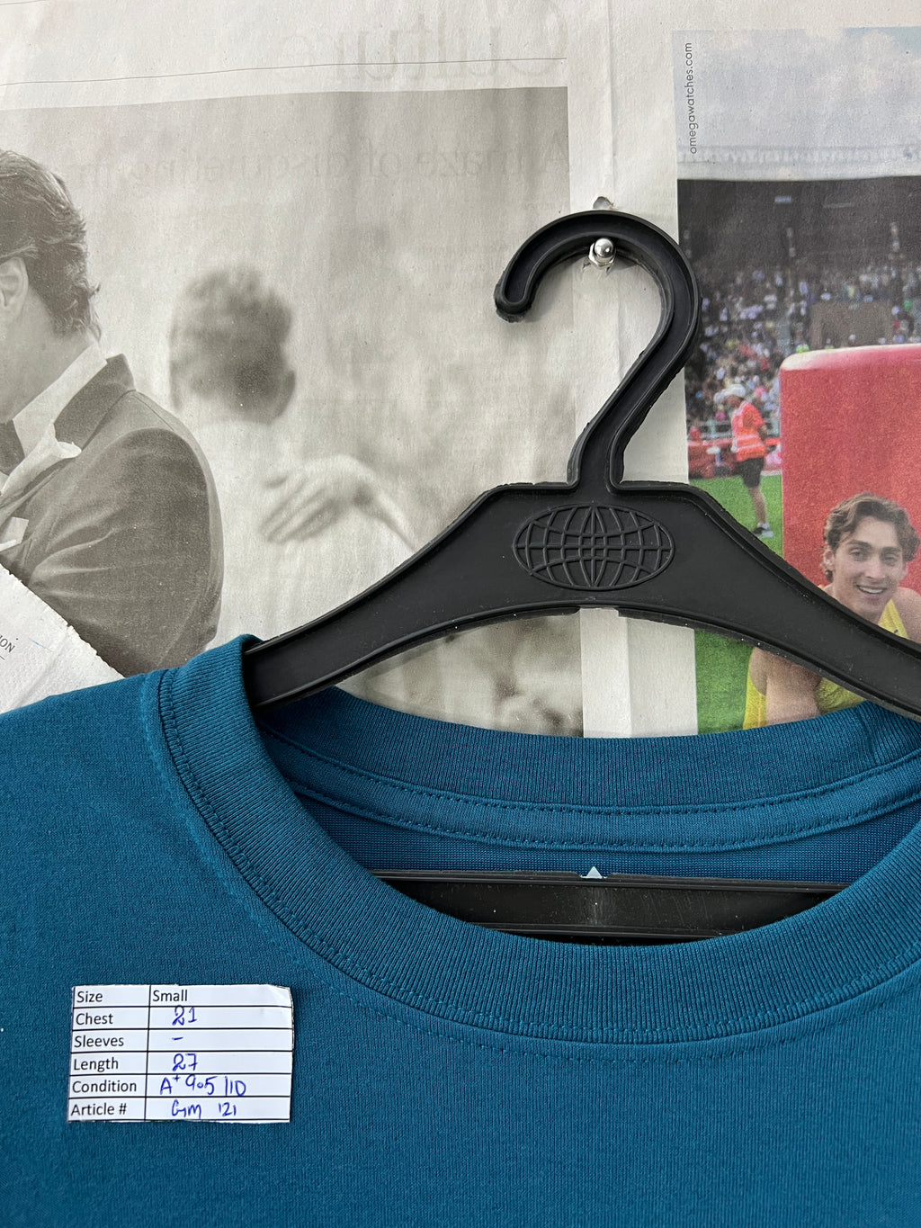 MERCARI® Blue | Small | Chest: 21" | T121 - Genuine Maal