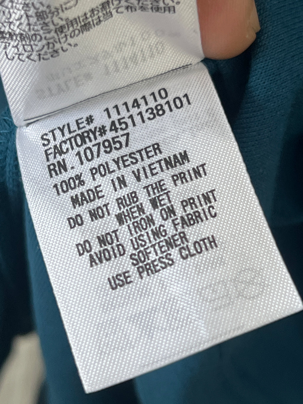 MERCARI® Blue | Small | Chest: 21" | T121 - Genuine Maal