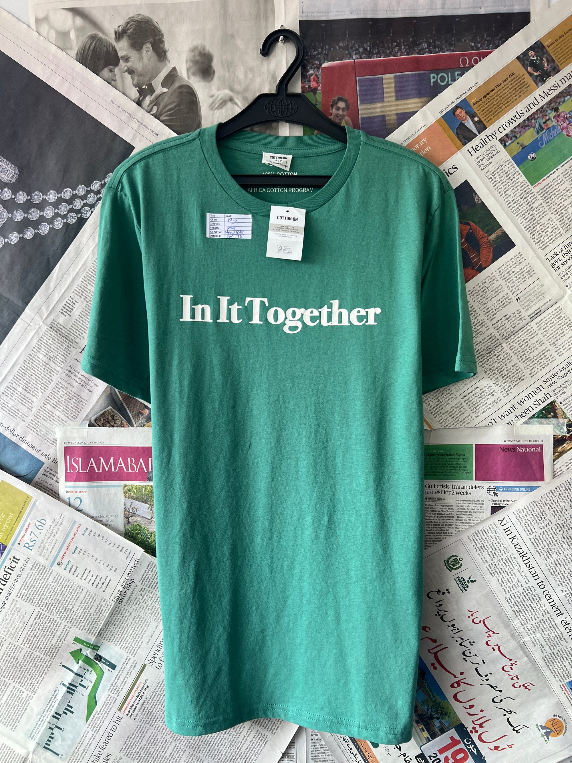 COTTON:ON® Teal | Small | Chest: 19.5" | T123 - Genuine Maal