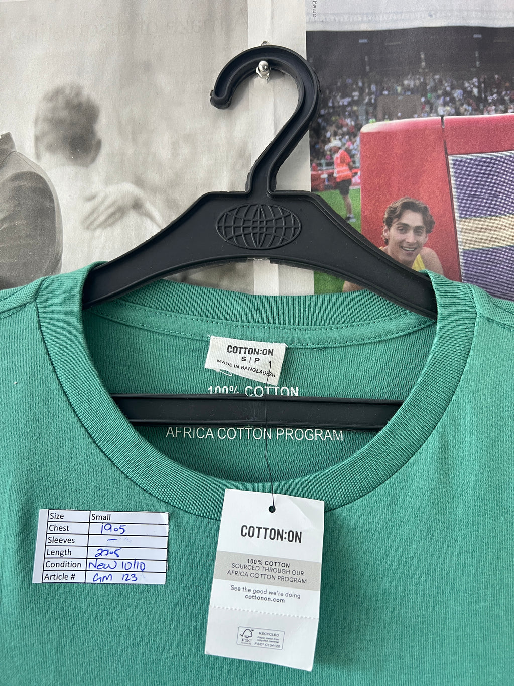 COTTON:ON® Teal | Small | Chest: 19.5" | T123 - Genuine Maal