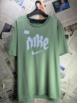N*ke® L/XL | Chest: 24.5" | Green | Sports T-Shirt | Polyester | 4945 - Genuine Maal