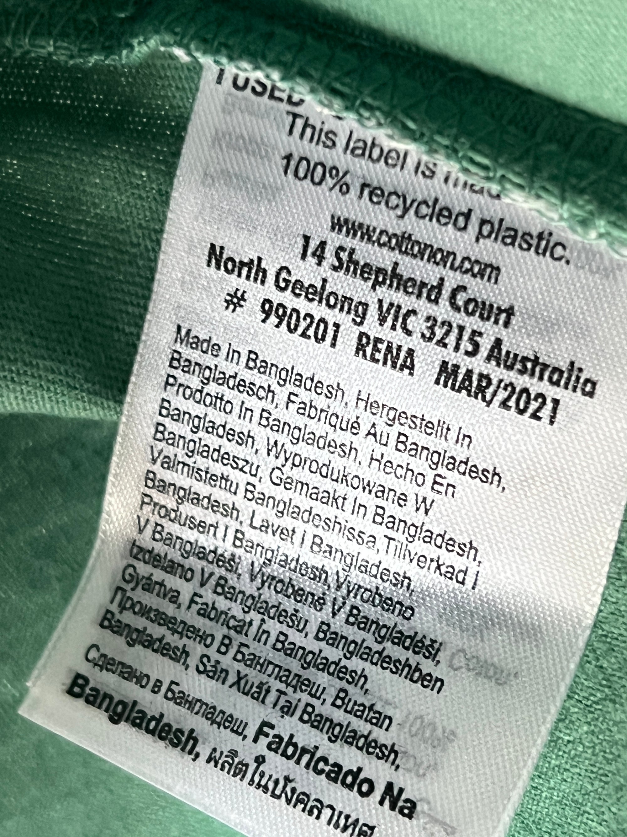 COTTON:ON® Teal | Small | Chest: 19.5" | T123 - Genuine Maal