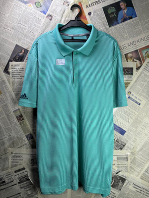 Adid*s® XL | Chest: 25" | Cyan | Golf Polo | Poly | 4143 - Genuine Maal