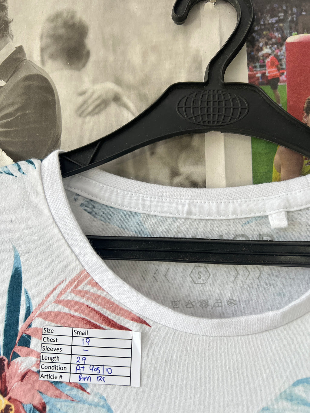 CONNOR® White | Small | Chest: 19" | T125 - Genuine Maal