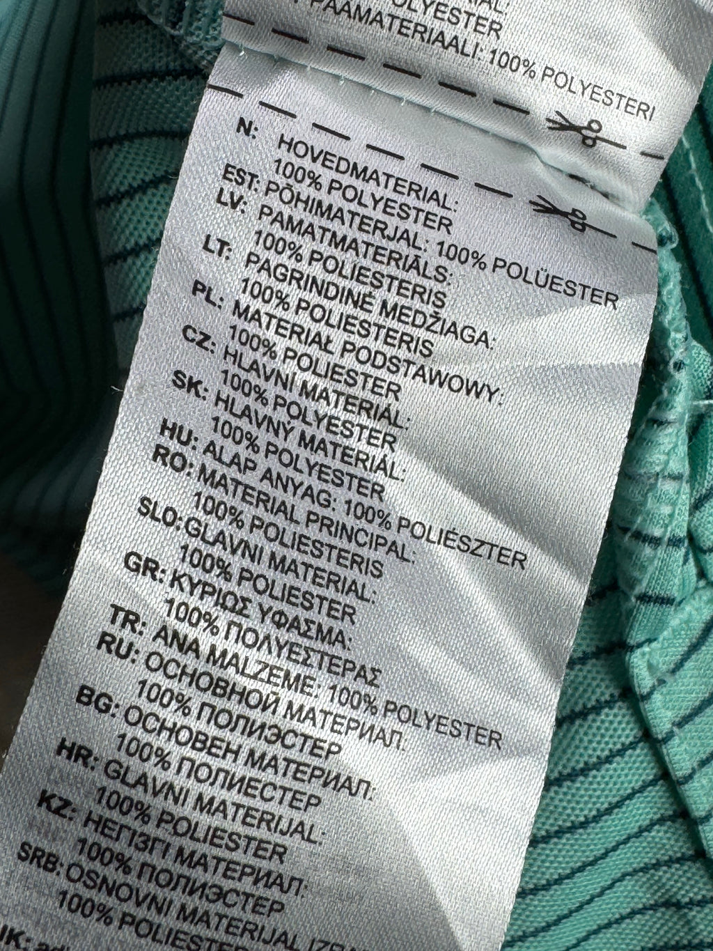 Adid*s® XL | Chest: 25" | Cyan | Golf Polo | Poly | 4143 - Genuine Maal