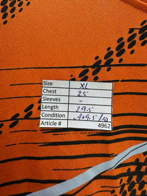 Atlas For Men® XL | Chest: 25" | Orange | Sports T-Shirt | Polyester | 4962 - Genuine Maal