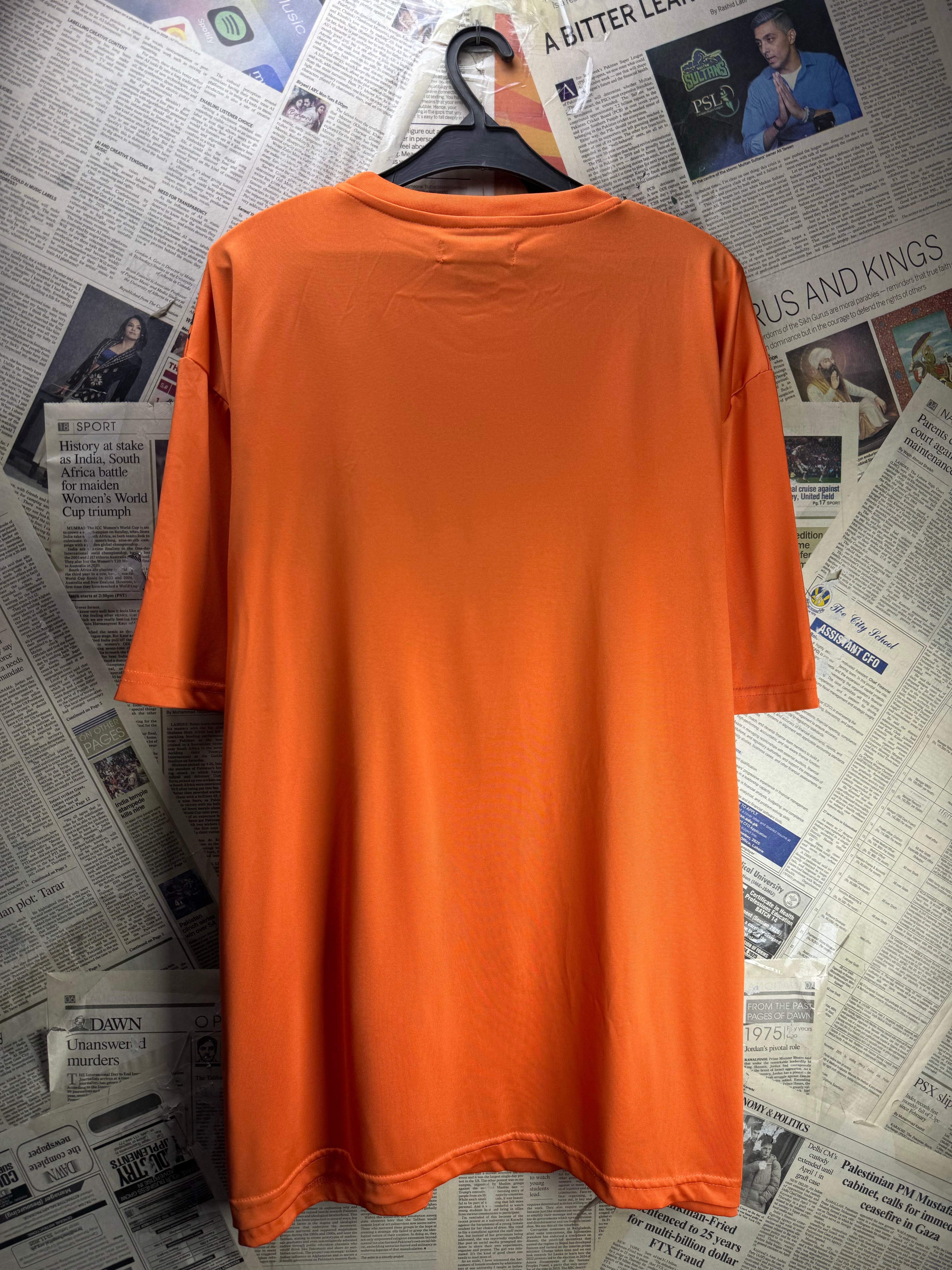 Atlas For Men® XL | Chest: 25" | Orange | Sports T-Shirt | Polyester | 4962 - Genuine Maal