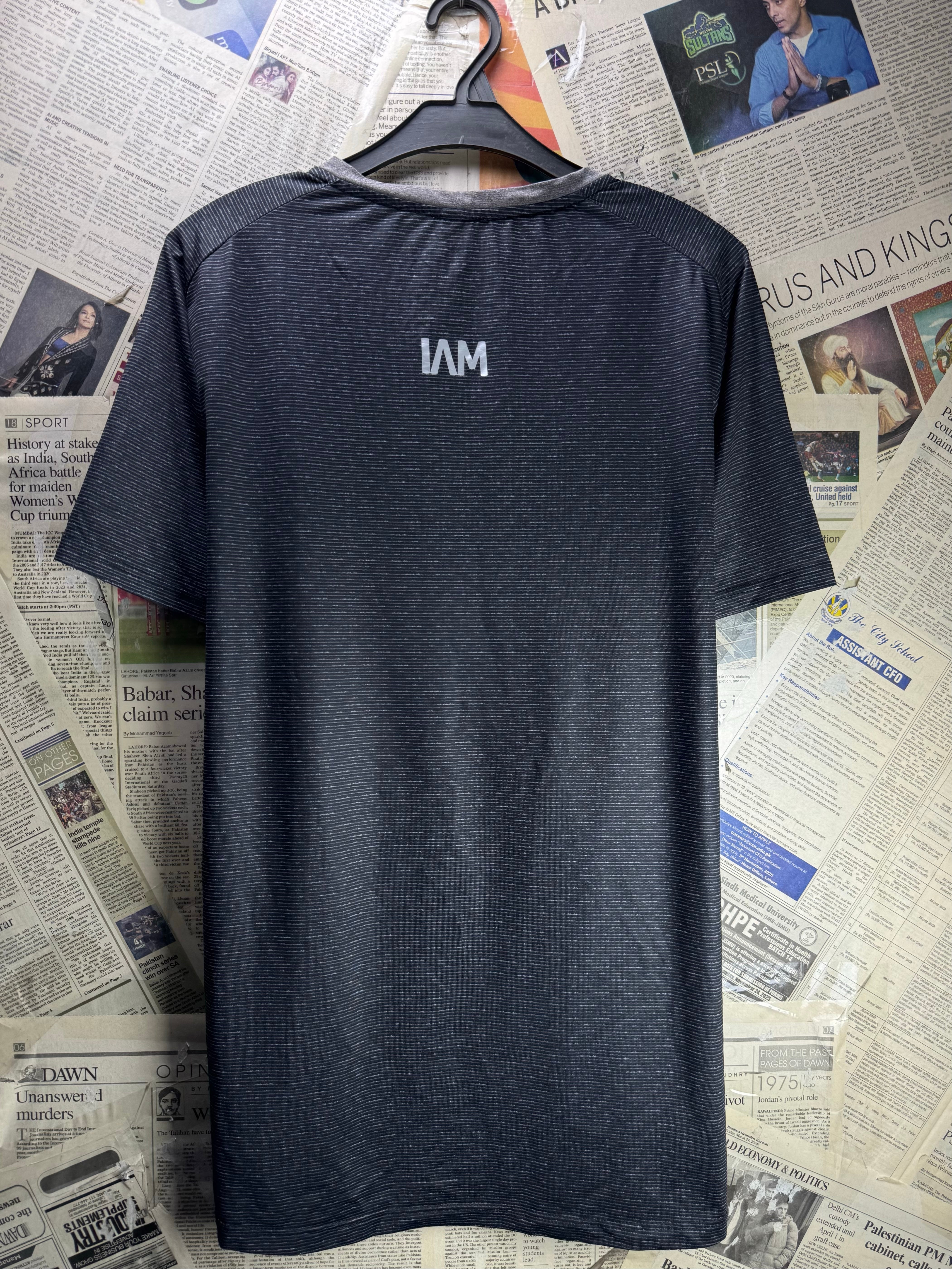 IAM® Small | Chest: 20.5" | Grey | Sports T-Shirt | Poly - Spandex | 5149 - Genuine Maal