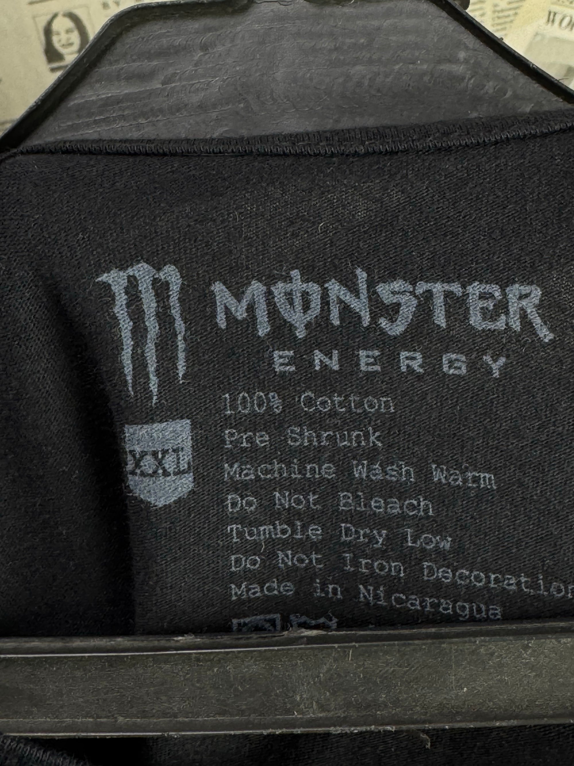 Monster® XL | Chest: 25.5" | Black | T-Shirt | Poly | 4147 - Genuine Maal