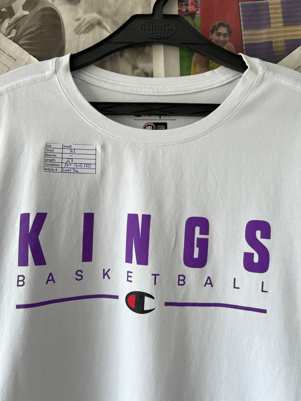 CHAMPION® White | Small | Chest: 21" | T136 - Genuine Maal