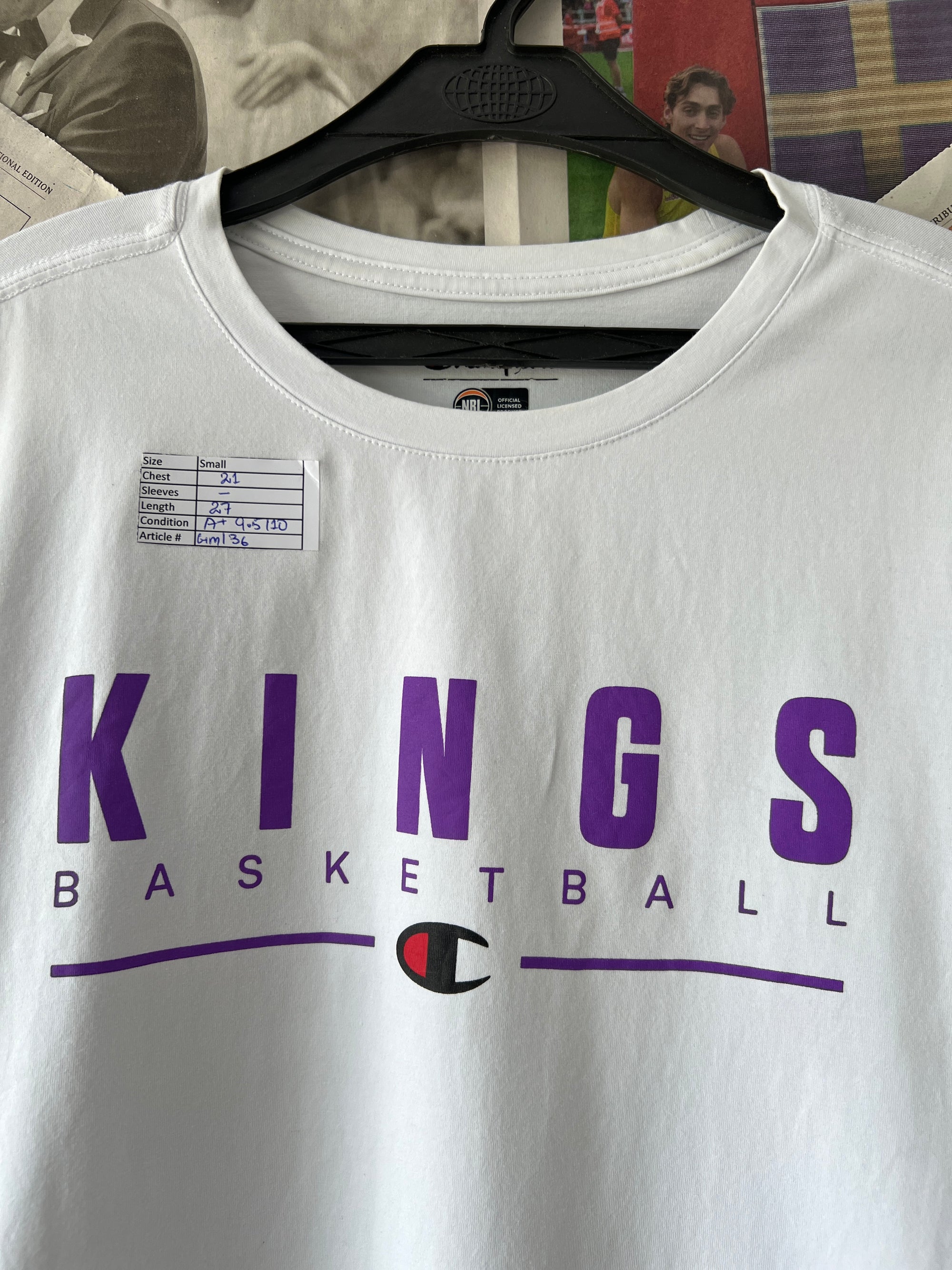 CHAMPION® White | Small | Chest: 21" | T136 - Genuine Maal