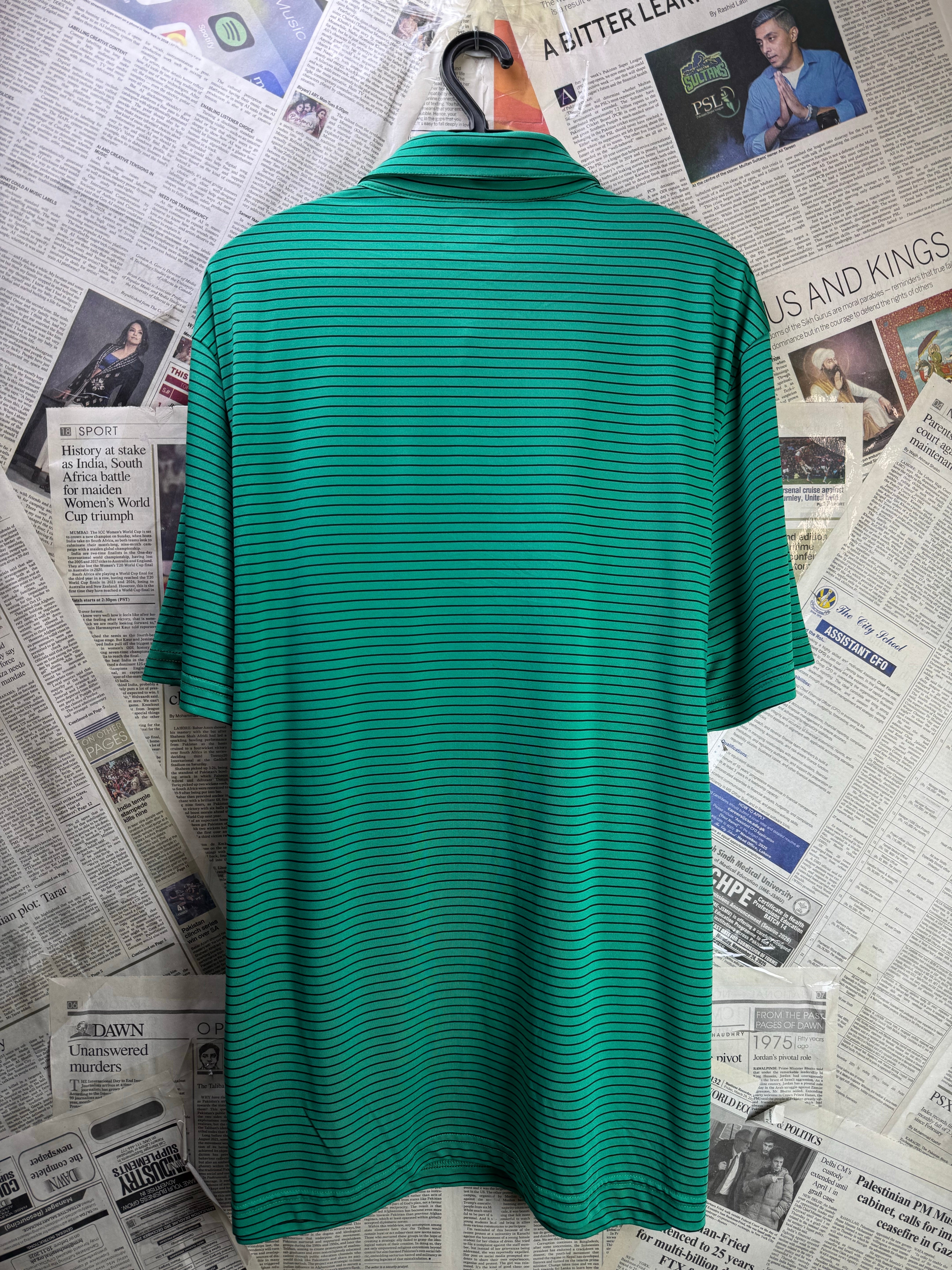 PGATour® Large | Chest: 23" | Green | Golf Polo | Poly | 3802 - Genuine Maal