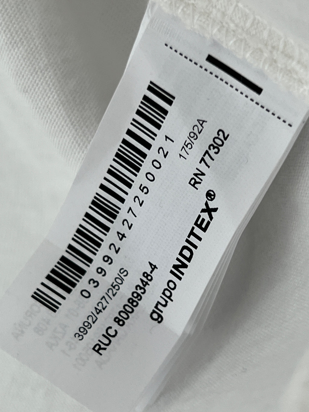 ZARA® White | XS | Chest: 18.5" | T138 - Genuine Maal