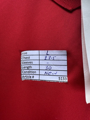 Adi*as® Large | Chest: 23.5" | Red | Golf Polo | Polyester | 5133 - Genuine Maal