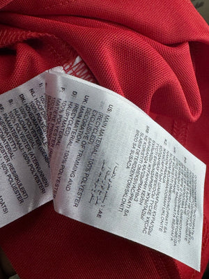 Adi*as® Large | Chest: 23.5" | Red | Golf Polo | Polyester | 5133 - Genuine Maal