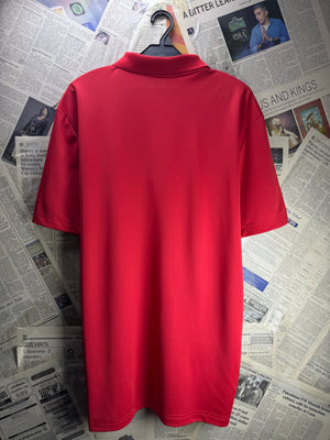 Adi*as® Large | Chest: 23.5" | Red | Golf Polo | Polyester | 5133 - Genuine Maal