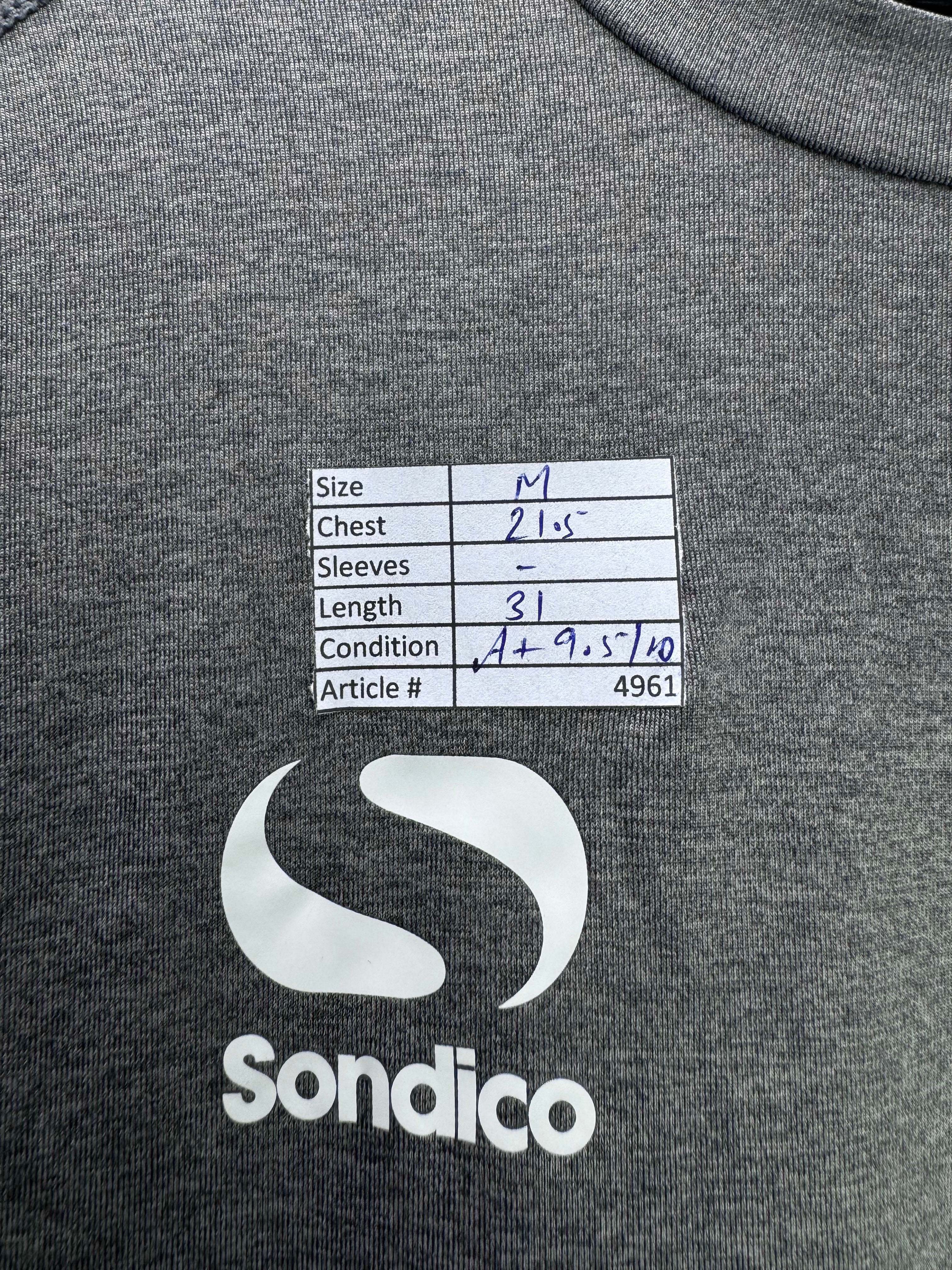 Sondico® Medium | Chest: 21.5" | Grey | Sports T-Shirt | Poly-Elastane | 4961